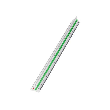Skalówka Linijka Leniar plastikowa 30cm, 1:10 - 1:50
